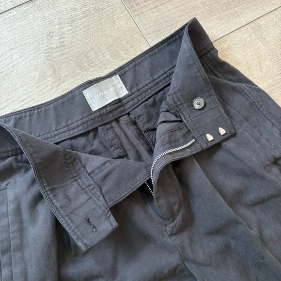 Everlane Black Wide-Leg Trouser Women's Pants - Picture 4 of 9